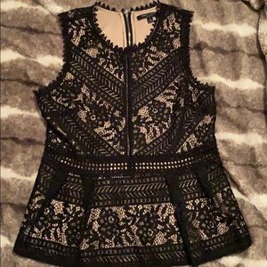 Romeo & Juliet Peplum Couture Top